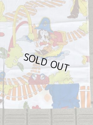 マクドナルドの汽車柄のビンテージ端切れ