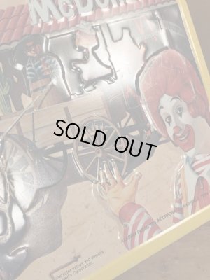 マクドナルドのブリキ製のビンテージランチボックス