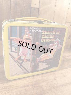 マクドナルドのAladdin社製のヴィンテージランチボックス