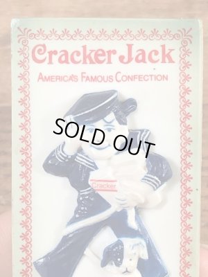 企業キャラクターのクラッカージャックのビンテージマグネット