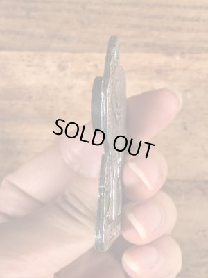 イエローストーンのオオカミのビンテージマグネット