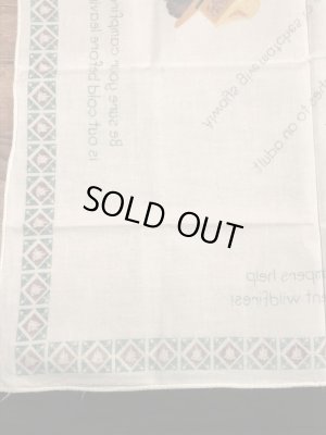 アドバタイジングキャラクターのスモーキーベアのヴィンテージバンダナ