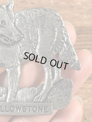 イエローストーン国立公園のスーベニア物のヴィンテージマグネット