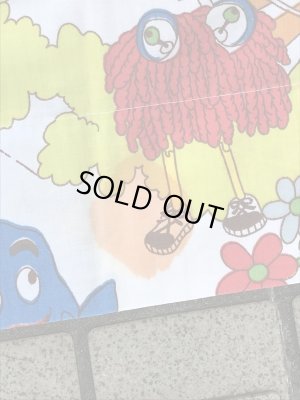 マクドナルドランドのトレイン柄のヴィンテージファブリック