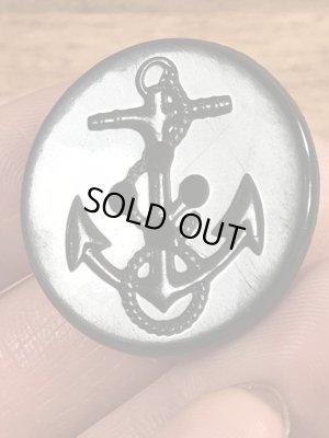 USNのアンカーのヴィンテージボタン