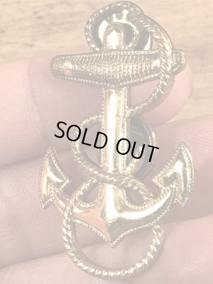 USネイビーのアンカーのビンテージピンバッジ