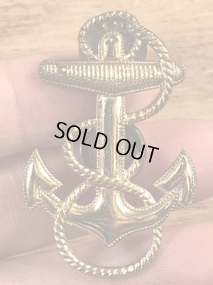 USNのアンカーのヴィンテージピンバッチ