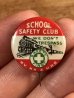 School Safety Clubのレイルロードのビンテージ缶バッジ
