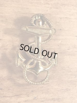 USネイビーのアンカーのビンテージピンバッジ