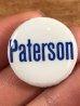 パターソンと書かれたビンテージ缶バッジ