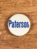 パターソンと書かれたビンテージ缶バッジ
