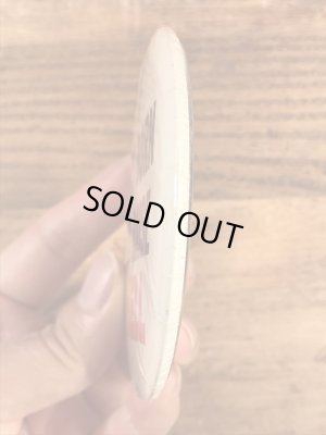 I Was Born To Raise Hellのメッセージが書かれたヴィンテージ缶バッチ