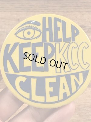 ケントクリーンキャンペーンのビンテージ缶バッジ