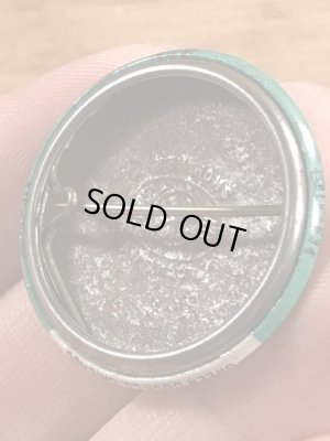 アメリカの労働組合のビンテージ缶バッジ