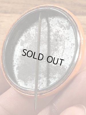 A Mayor Tony Carabelloのヴィンテージ缶バッチ