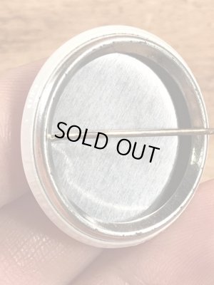 アメリカとノルウェーのフラッグが描かれたヴィンテージ缶バッチ