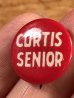 Curtis Seniorのハイスクール物のヴィンテージ缶バッチ