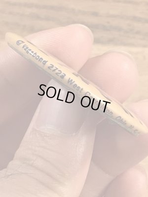 Will I Do In A Clinch?のメッセージが書かれたヴィンテージ缶バッチ