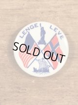 Norwegian Americans Lenge Leve Pinback　ノルウェー系アメリカ人　ビンテージ　缶バッジ　缶バッチ　〜70年代