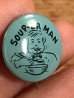 Soup-Er Manが描かれた50年代頃のビンテージ缶バッジ