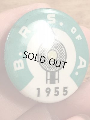 アメリカの労働組合のビンテージ缶バッジ