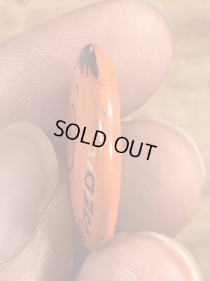 I'm Confusedの顔が描かれたビンテージ缶バッジ