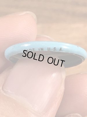 スマイルの顔が描かれたビンテージ缶バッジ