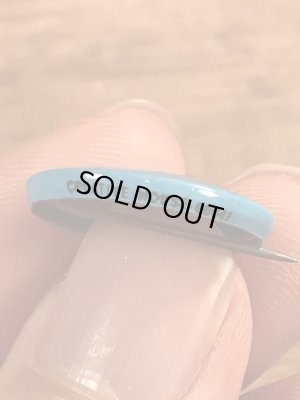 スマイルフェイスのブリキ製のヴィンテージ缶バッチ