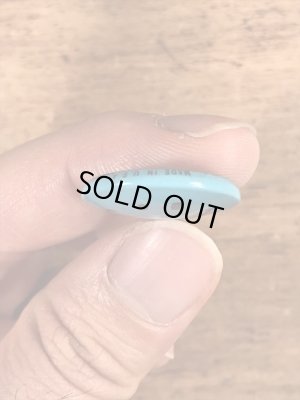 スマイルフェイスのブリキ製のヴィンテージ缶バッチ