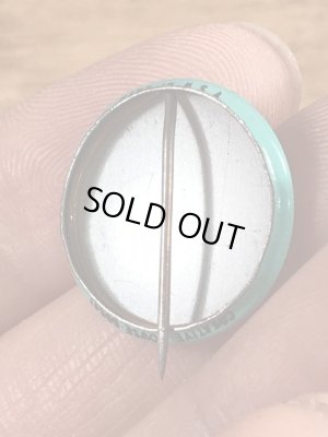 スマイルの顔が描かれたビンテージ缶バッジ