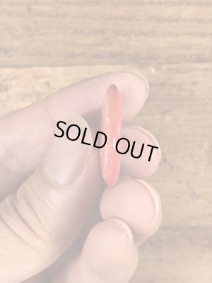 スマイルの顔とメッセージが書かれたビンテージ缶バッジ