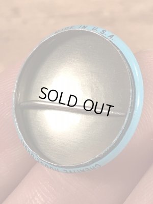 スマイルの顔が描かれたビンテージ缶バッジ