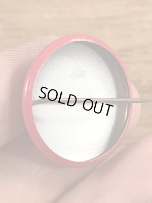 スマイルの顔とメッセージが書かれたヴィンテージ缶バッチ