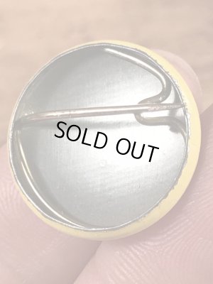 バーガーキングのスマイルのビンテージ缶バッジ