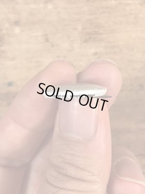 スマイルフェイスのブリキ製のヴィンテージ缶バッチ