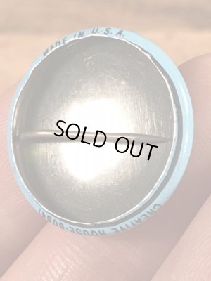 スマイルの顔が描かれたビンテージ缶バッジ