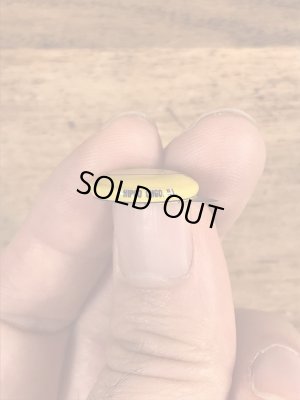 スマイルフェイスのブリキ製のヴィンテージ缶バッチ