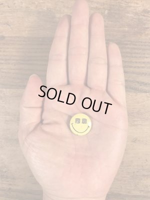 バーガーキングのスマイルのビンテージ缶バッジ