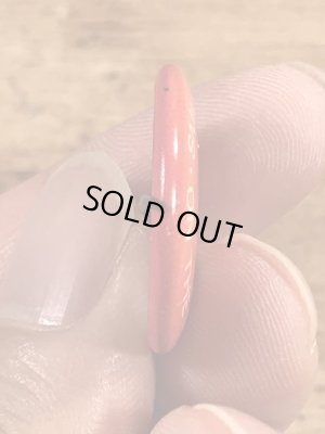 スマイルの顔とメッセージが書かれたヴィンテージ缶バッチ