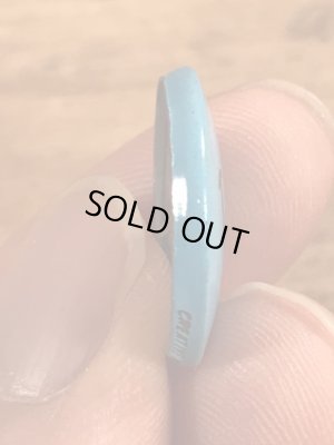 スマイルフェイスのブリキ製のヴィンテージ缶バッチ