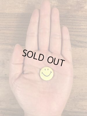 70年代頃のSmile Faceのビンテージ缶バッジ