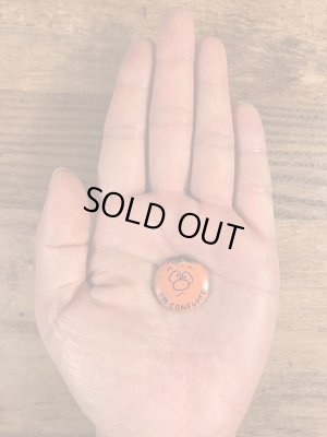 I'm Confusedの顔が描かれたビンテージ缶バッジ