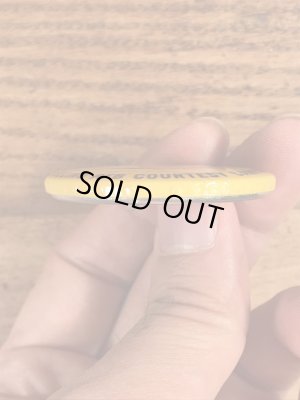 70年代〜頃の信用組合のスマイルのヴィンテージ缶バッチ