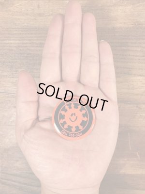 70年代頃のスマイルのビンテージ缶バッジ