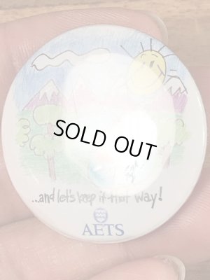 80年代頃のアドバタイジング物のヴィンテージ缶バッチ