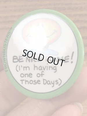 80年代頃のメッセージが書かれたヴィンテージ缶バッチ