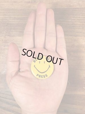 70年代〜頃のスマイルのビンテージ缶バッジ