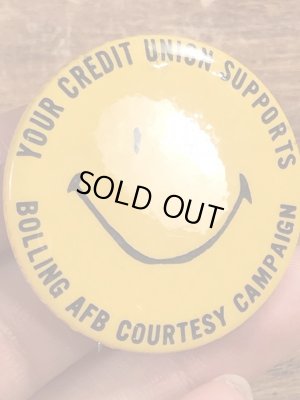 70年代〜頃のスマイルのビンテージ缶バッジ