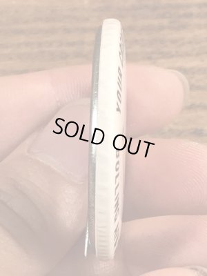 70年代〜頃の信用組合のスマイルフェイスのヴィンテージ缶バッチ