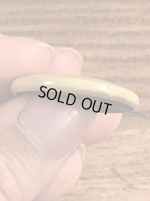 70年代〜頃のスマイルの文字が書かれたビンテージ缶バッジ